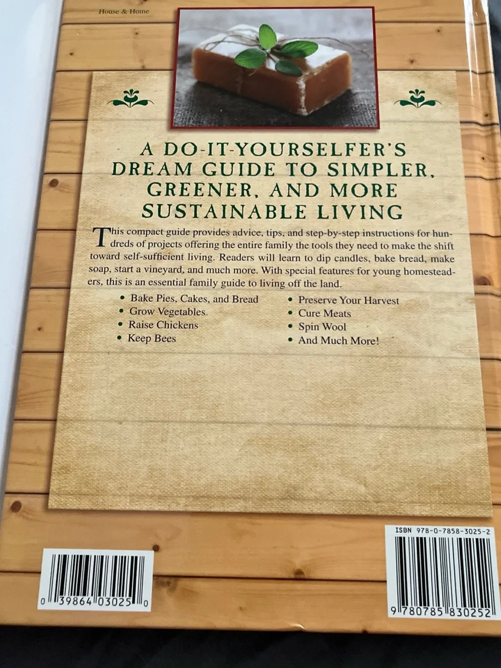 The Ultimate Self-Sufficiency Handbook by Abigail R. Gehring - Green & Red Cover